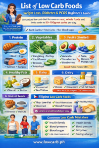 Complete List of Low Carb Foods for Beginners