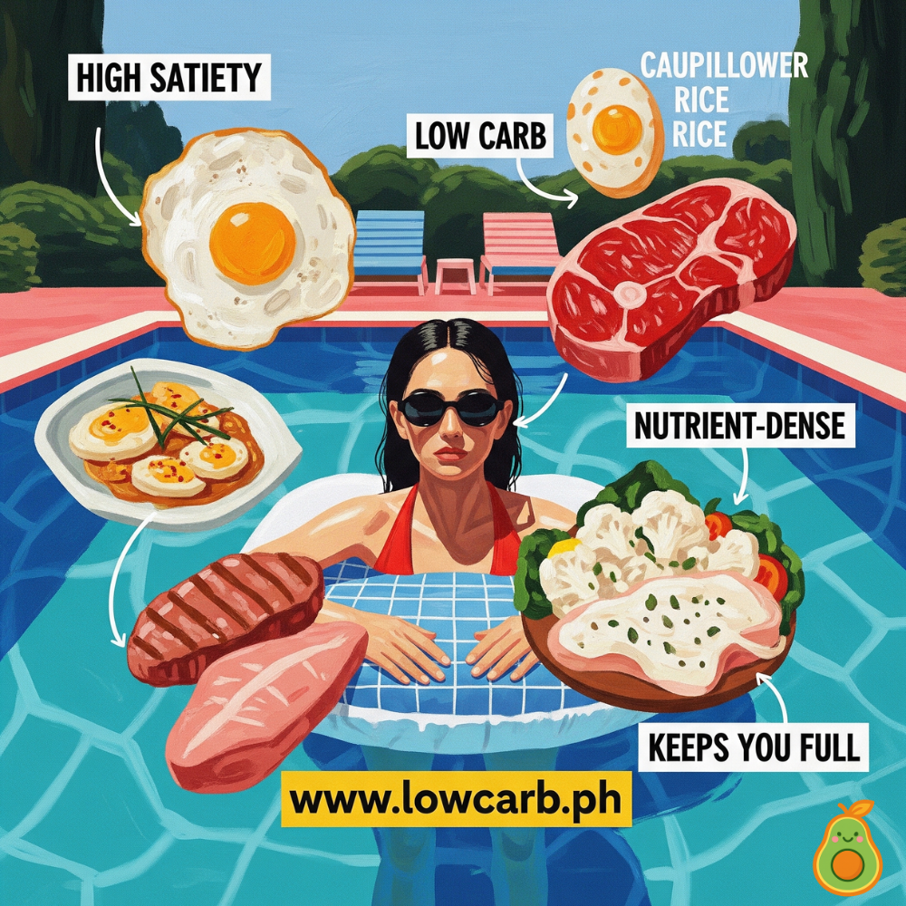List of low carb foods that keep you fuller for longer