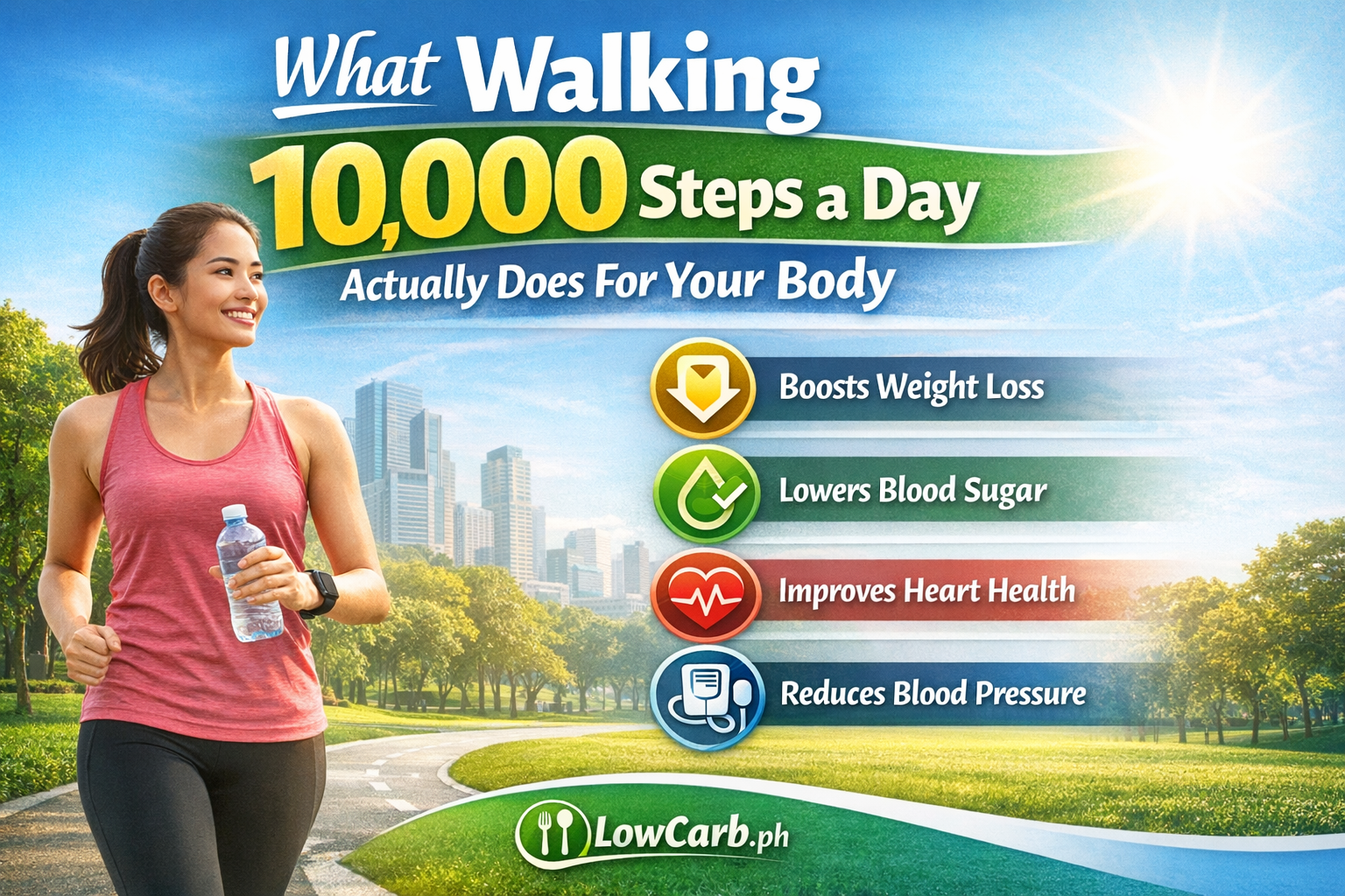 What Walking 10,000 Steps a Day Actually Does for Your Body