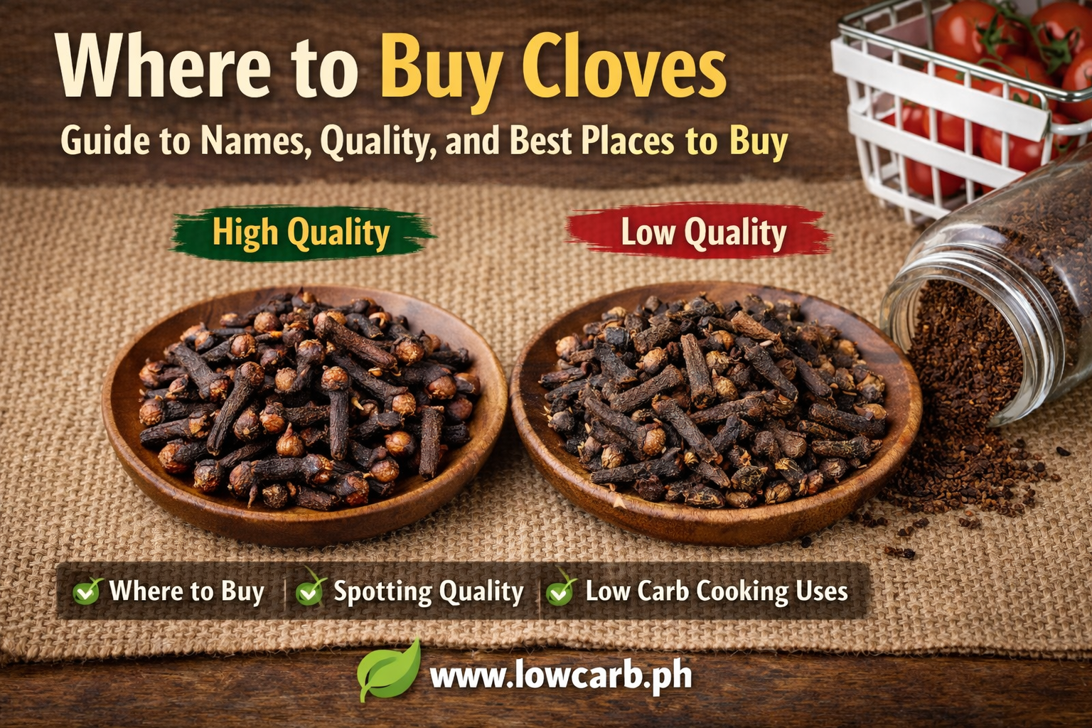 Where can you buy cloves