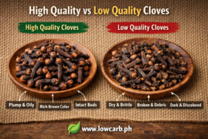 spot high-quality vs low-quality cloves